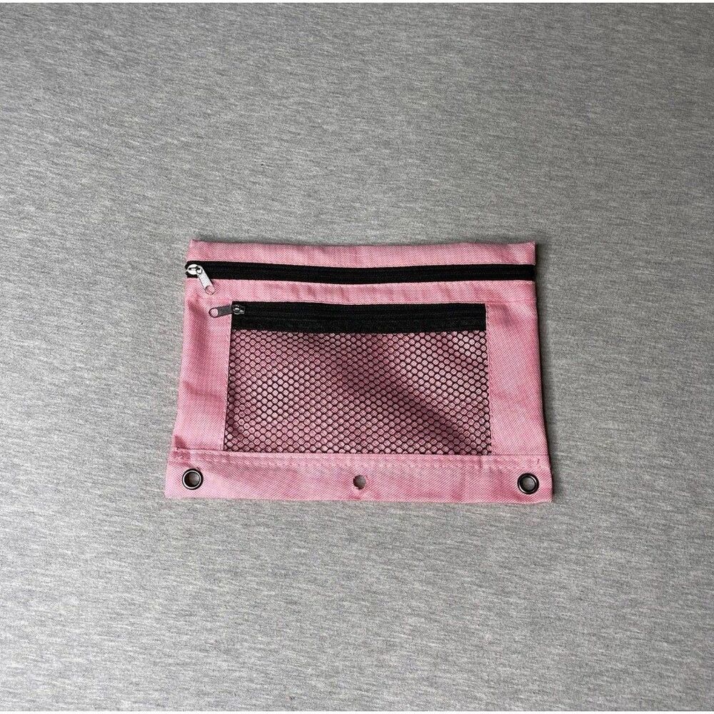 Toptie 3 Ring Binder Zipper Pencil & Pen Travel Pouch